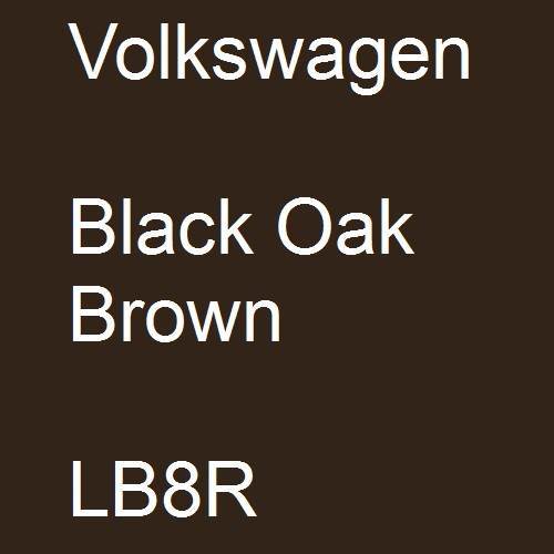 Volkswagen, Black Oak Brown, LB8R.